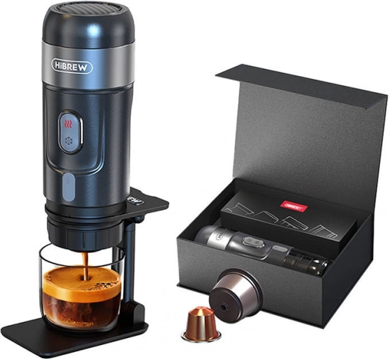 Prenosni kavni aparat 3 v 1 HiBREW s torbico (80 W)