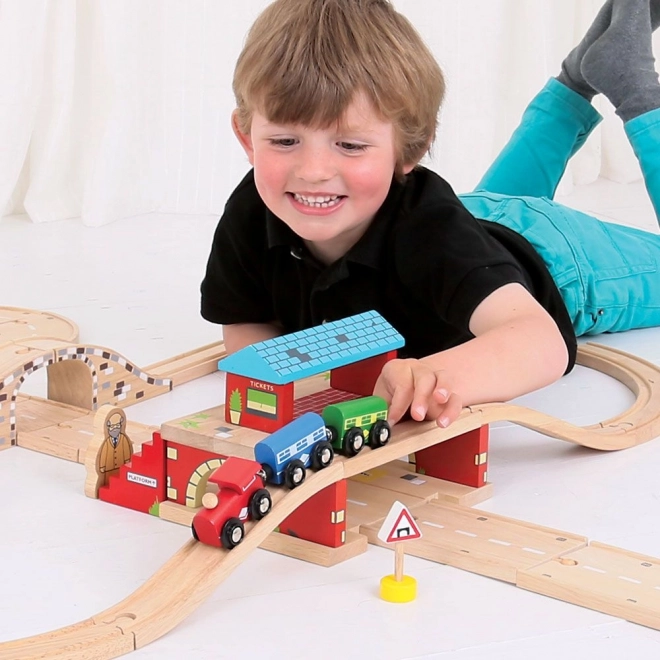 Bigjigs Rail Postaja nad cesto