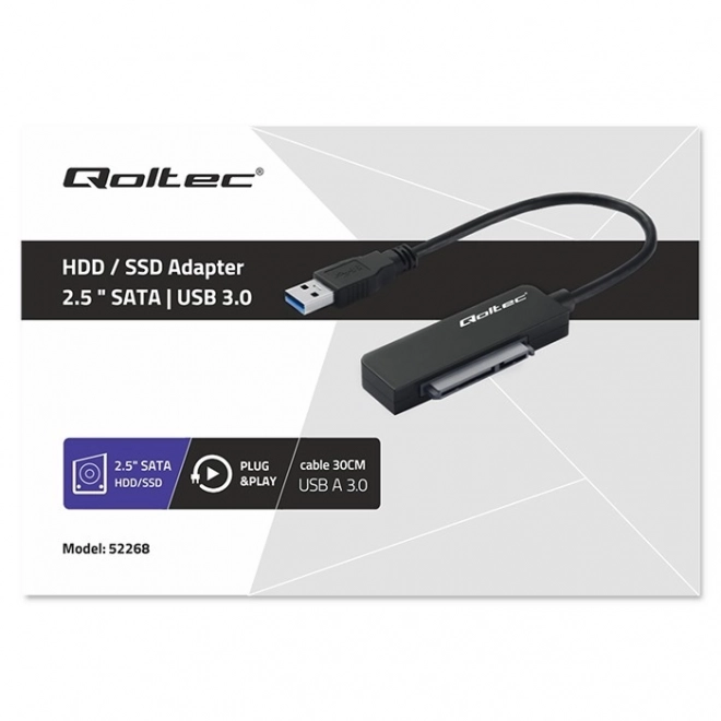 Adapter SATA | 2,5" adapter SSD HDD| Super hitrost 5Gb/s | 2TB – USB 3.0