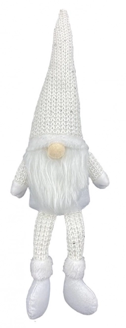 Božični škrat z belimi brki 47cm