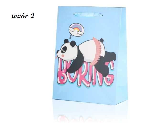 Darilna torba panda 24 cm x 18 cm