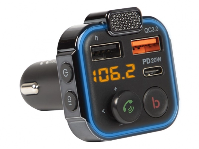 FM oddajnik Bluetooth 5.1 s hitrim polnjenjem QC 3.0
