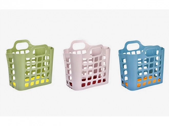 Zložljiva plastična košara za perilo