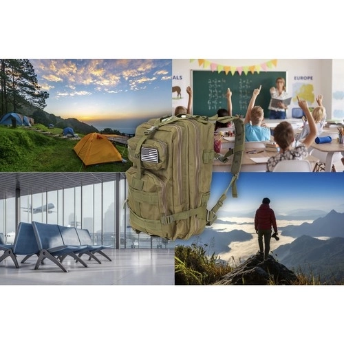 Zeleni mali turistični nahrbtnik 23243