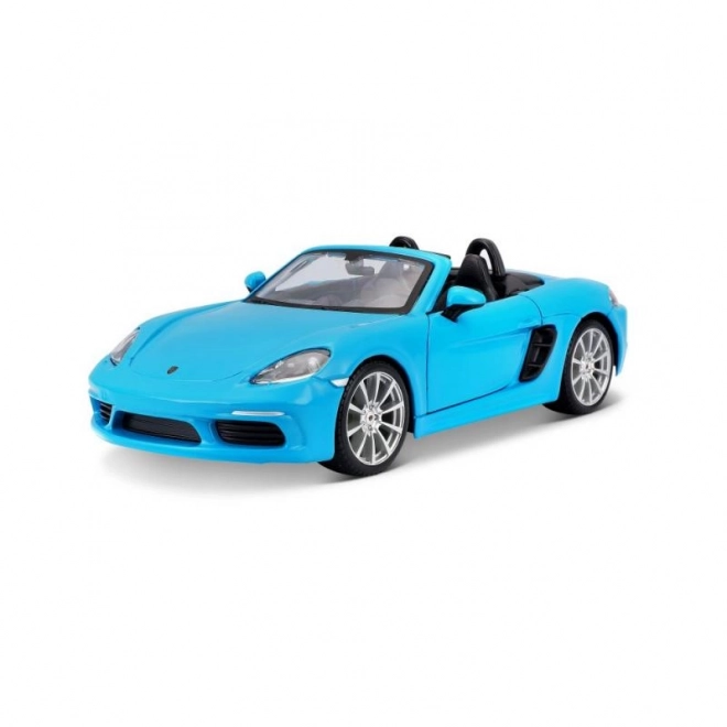 Bburago 1:24 Porsche 718 Boxster Modra