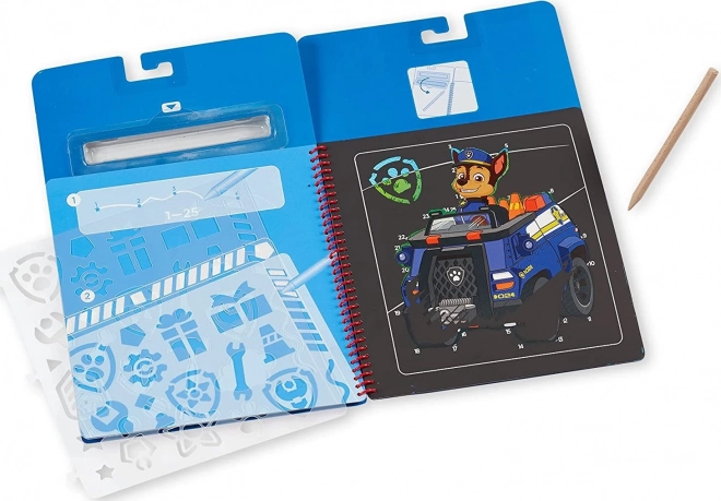 Strgalni Risbe Paw Patrol - 10 listov