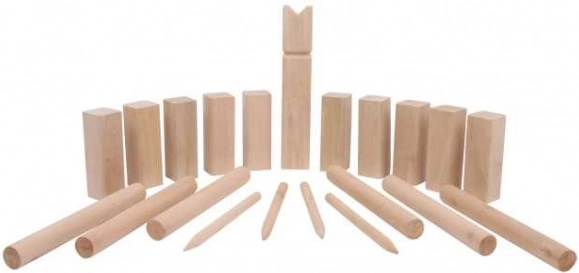 vikinška igra kubb Arthur – lesena zunanja set small foot