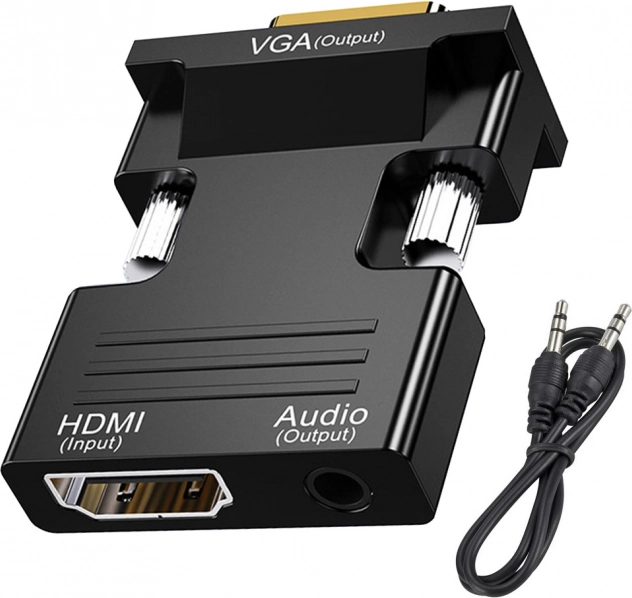 Adapter HDMI v VGA z avdio izhodom