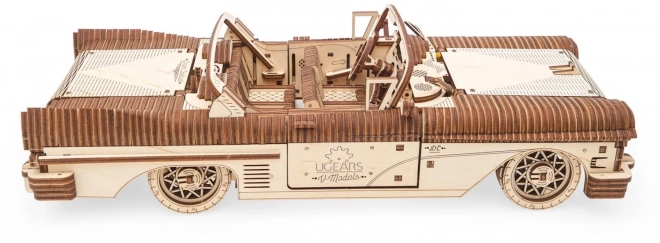 3D leseni mehanski model avtomobila Kabriolet sanj