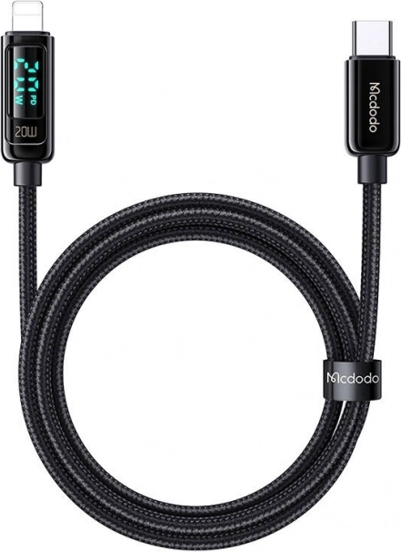 Kabel Mcdodo USB-C na Lightning 36 W 1,2 m črn