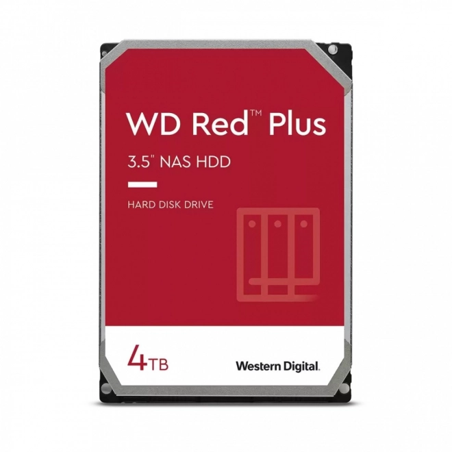 WD Red Plus 4TB 3,5-palčni trdi disk za NAS