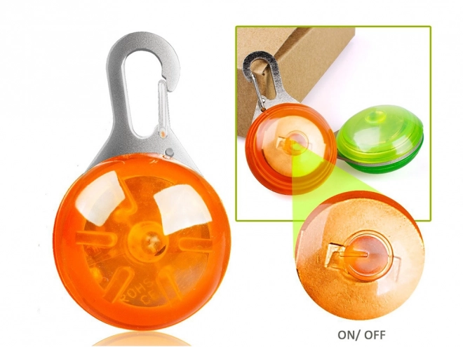 Luminiscenčni LED obesek za ovratnico za pse in mačke