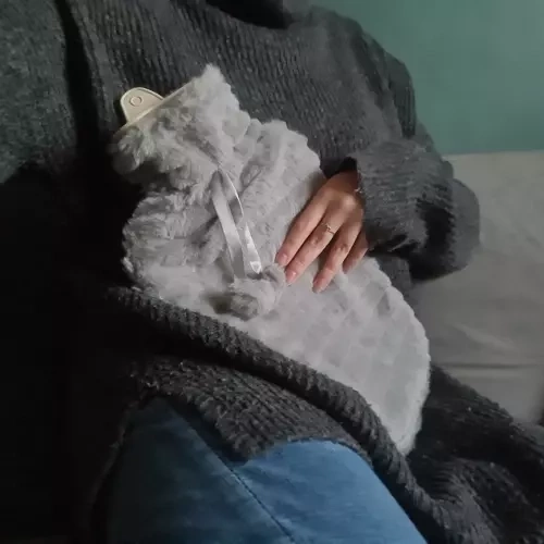Gumijasta steklenica za vročo vodo v prevleki 2000ml Ruhhy 19806