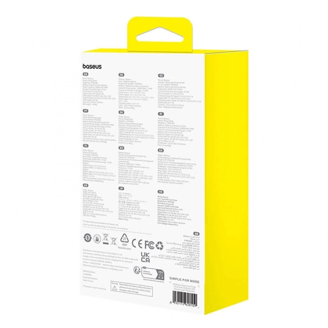 Baseus Airpow 20000mAh 20W prenosna baterija (vijoličasta)