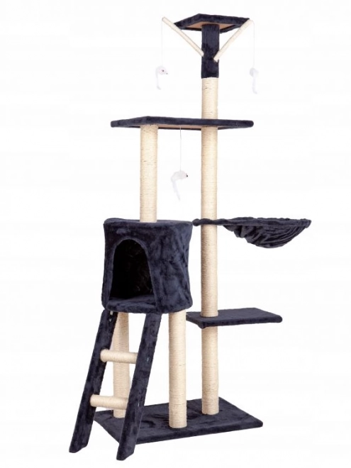 Praskalnik za mačke 138cm XL Siva