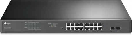 TP-Link JetStream Easy Smart PoE+ stikalo 16× Gigabit + 2× SFP