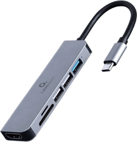 USB-C adapter 6v1 z HDMI in čitalnikom kartic