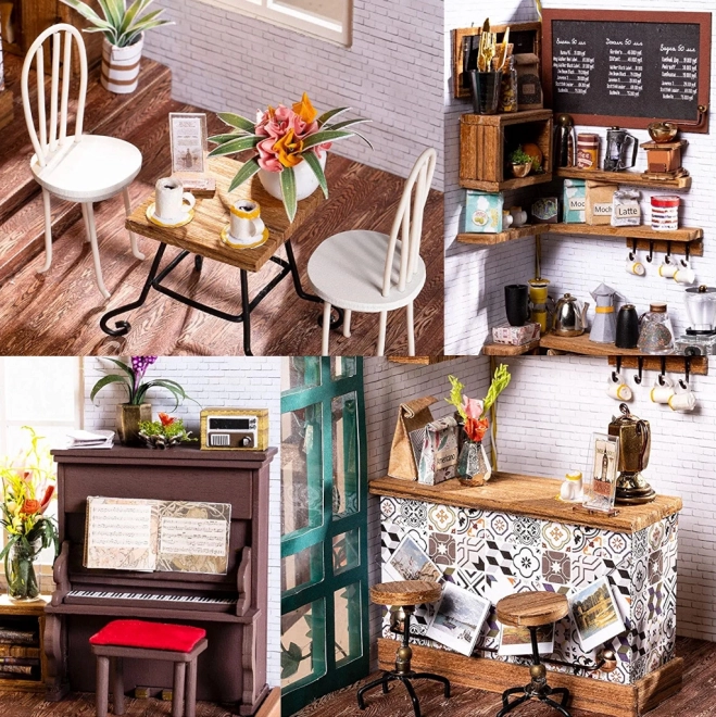Šimonova kavarna - DIY miniaturna kavarna v hišici za punčke