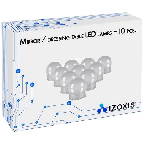 LED svetilke za ogledala/toaletne mizice - 10 kos.