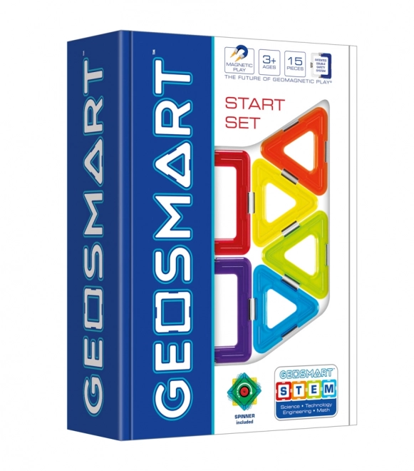 Magnetni konstrukcijski set GeoSmart Začetni set - 15 kosov