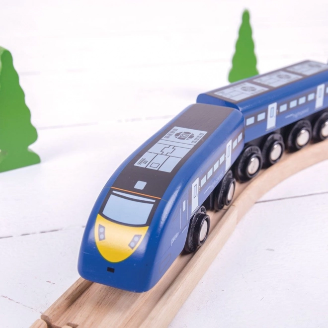 Bigjigs Rail modri hitri vlak