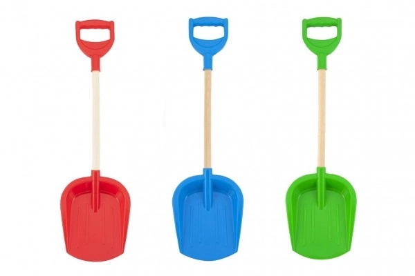 Lopatica za pesek plast/les 19x64x7cm 12m+