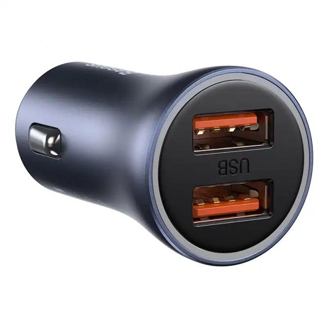 Polnilnik za avto Baseus 40W z dvema USB vrati
