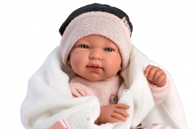 Llorens M843-26 oblačil za lutko dojenčka NEW BORN velikosti 43-44 cm