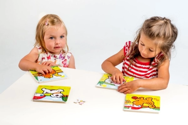 Mini sestavljanka Moje prve živalce - 9 koščkov