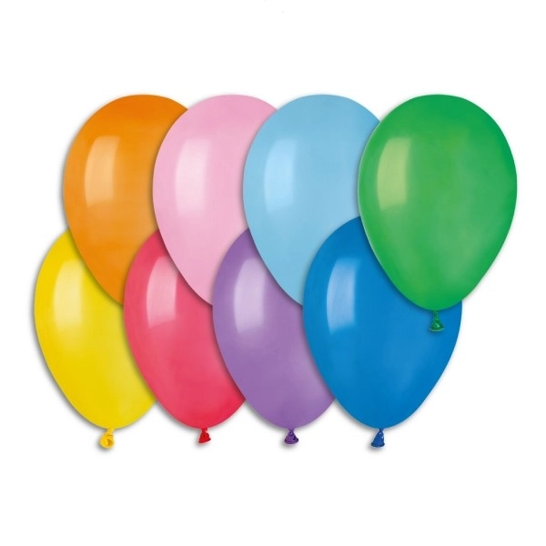 Napihljive balončki barvni mix 21 cm - 100 kosov