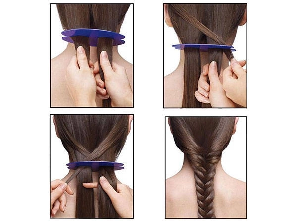 Spona za spletanje las Criss Crosser