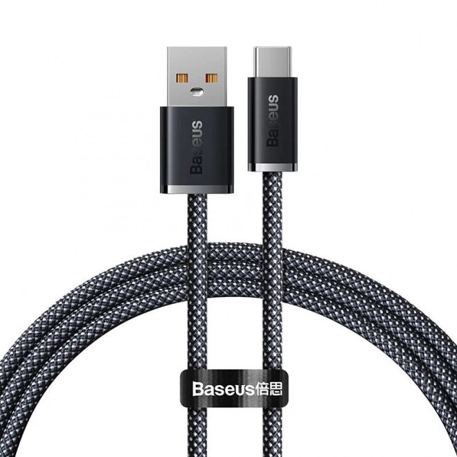 USB na USB-C kabel Baseus Dynamic serija, 100 W, 1 m (siva)