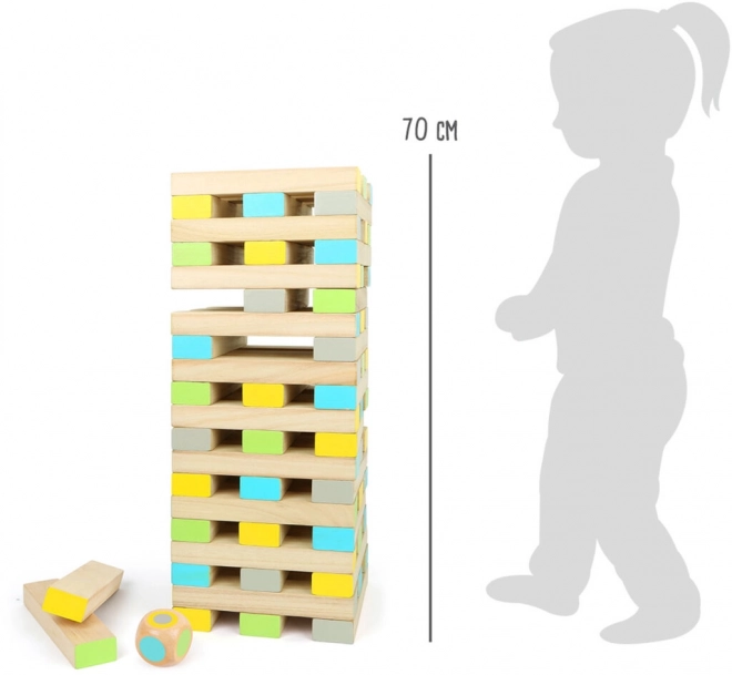 Majhna noga Jenga stolp XXL