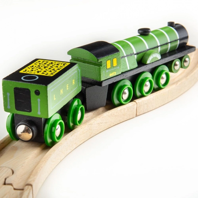 Lesena lokomotiva Flying Scotsman - replika
