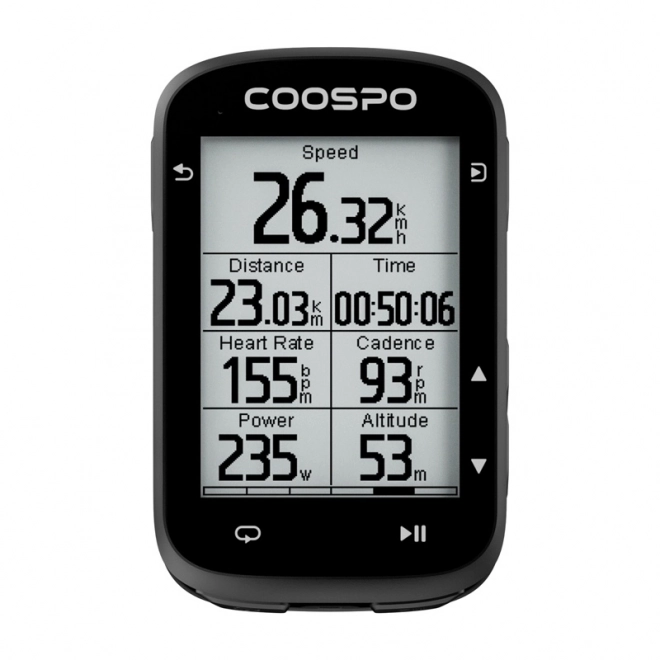 Kolesarski računalnik Coospo s GPS in zmogljivostjo za kolesarje