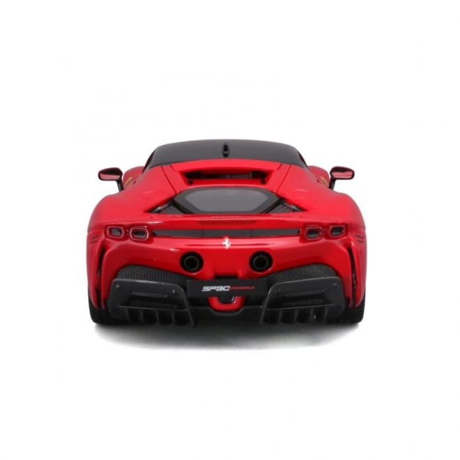 Kovinski model Ferrari SF90 Stradale rdeč 1:18
