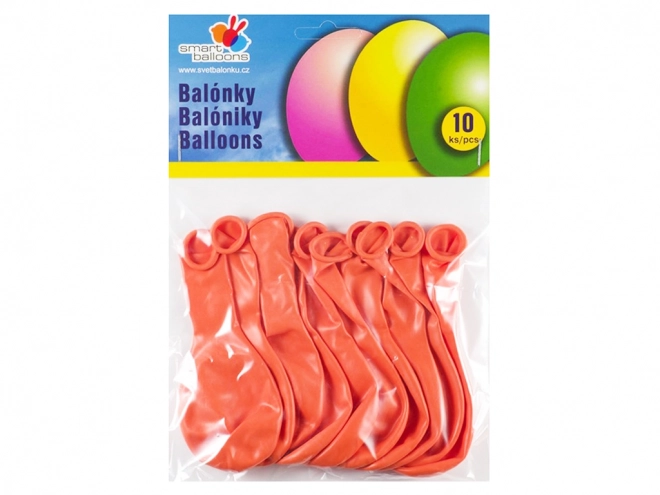 Oranžni napihljivi baloni