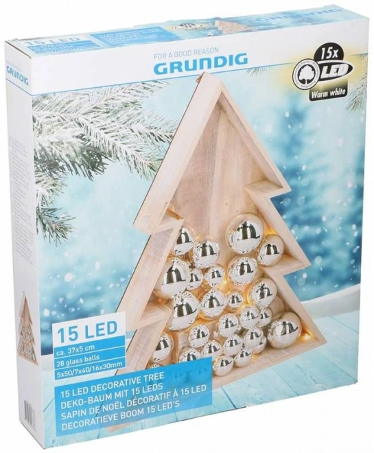Božično drevo 15LED višina 38cm