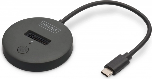 Priklopna postaja za SSD M.2 NVMe/SATA z USB‑C 3.2 Gen2 10 Gbps, črna