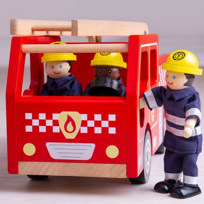 Bigjigs Toys Lesen gasilski avto