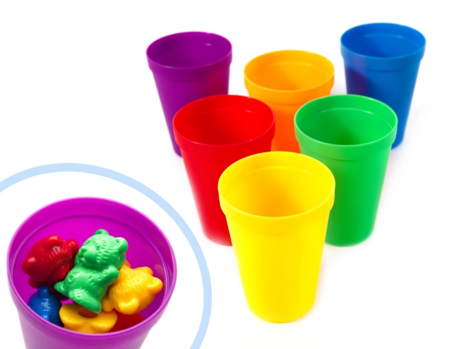 Izobraževalni medvedki Montessori - 116 delov
