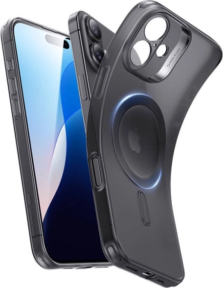 ESR Zero Clear HaloLock ovitek za iPhone 16 Plus, črn