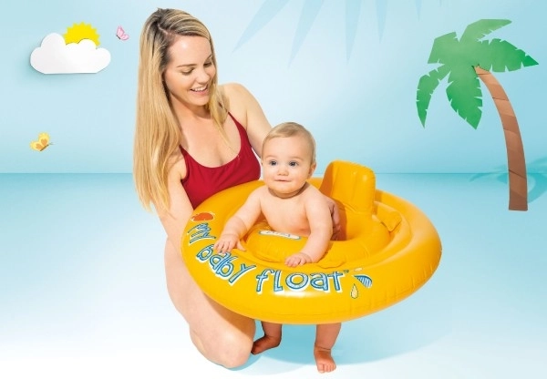 Otroški napihljiv obroč +- 70cm v škatli 6-12m