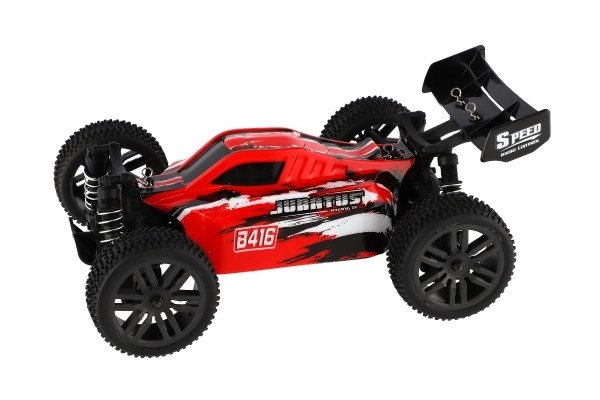 RC Buggy Bonzai Jubatus terensko vozilo 30cm plast 2,4GHz na baterije + 2x dodatni paket v škatli 40x14x21 – Rdeče