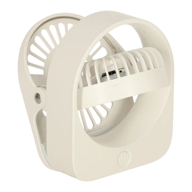 Brezžični USB namizni ventilator 11,5 cm beli