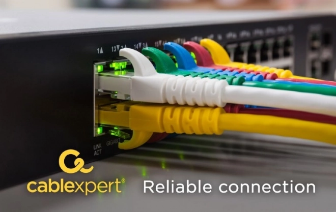 Patch cord kategorija 6 baker UTP 1 m siva
