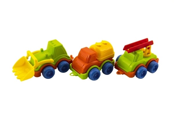 Mini plastična vozila 10-12cm za prosti tek, mešan izbor