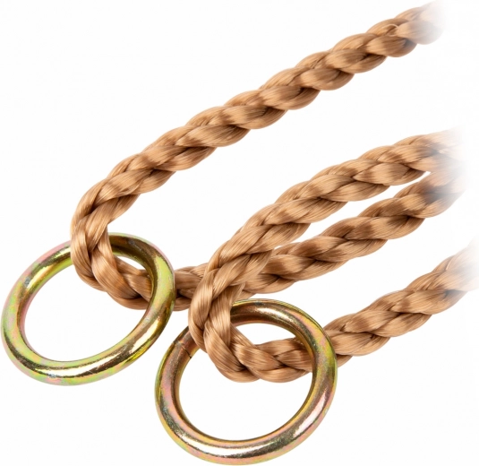 Adjustable ropes and metal rings