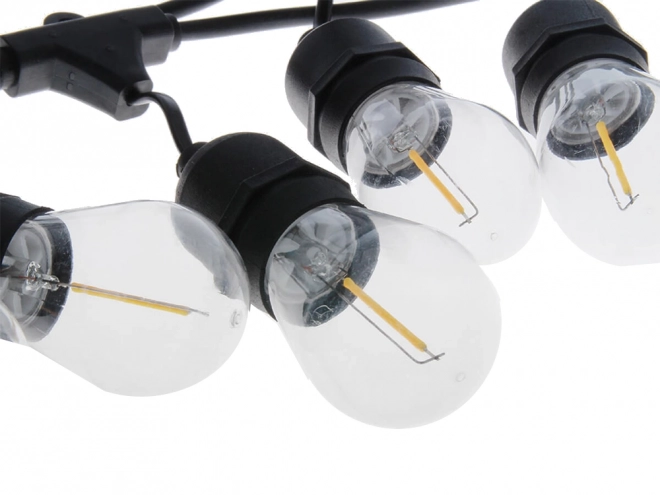 Vrtna svetlobna girlanda GARDEN GIRL, 10 LED žarnic E27, 10 m, IP44