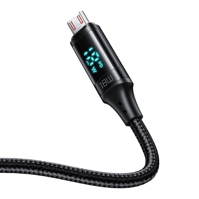 Kabel Mcdodo CA-1070 USB na Micro USB, 3A, 1,2 m (črn)